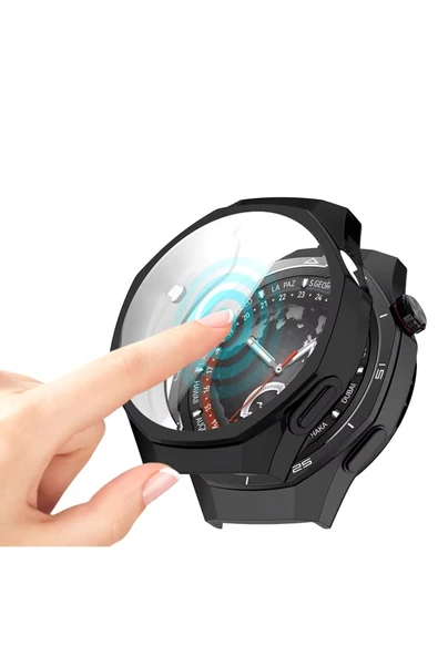 Huawei Watch Gt 5 Pro 46MM Uyumlu Kılıf 360 Full Silikon - 5