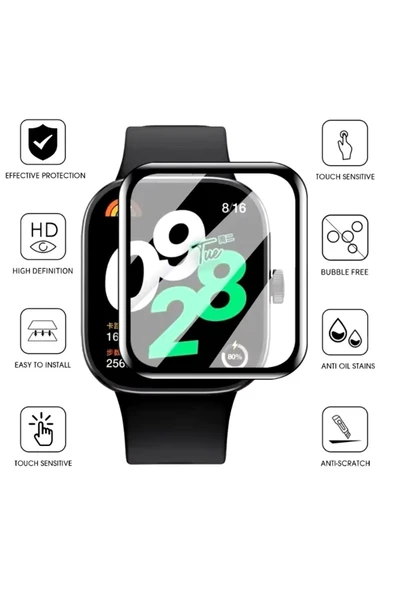 Xiaomi Redmi Watch 5 Active Uyumlu 5d Nano Ekran Koruyucu 2 ADET - 5
