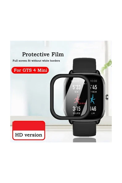 Amazfit Gts 4 Mini Uyumlu Nano 5d Ekran Koruyucu 2 ADET - 2