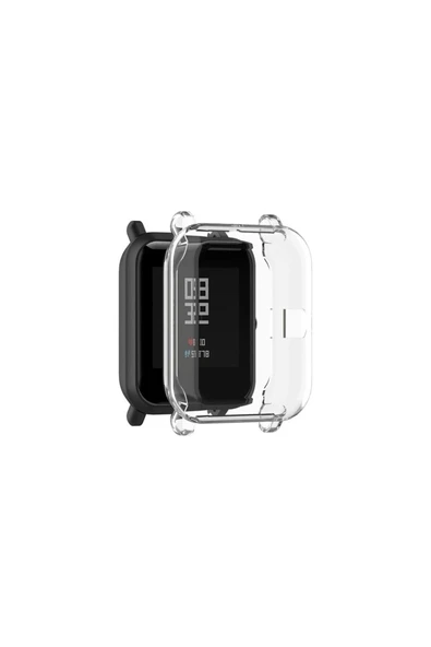 Amazfit Bip Uyumlu 360 Derece Full Koruma Silikon Kılıf