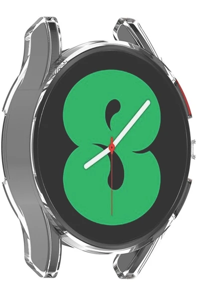 Samsung Galaxy Watch 4 Classic (46MM) Uyumlu Önü Açık Silikon Koruyucu Kılıf - 3