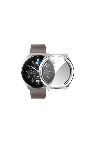 Huawei Watch Gt 3 Pro 46MM 360° Full Koruma Ultra Ince Silikon Kılıf