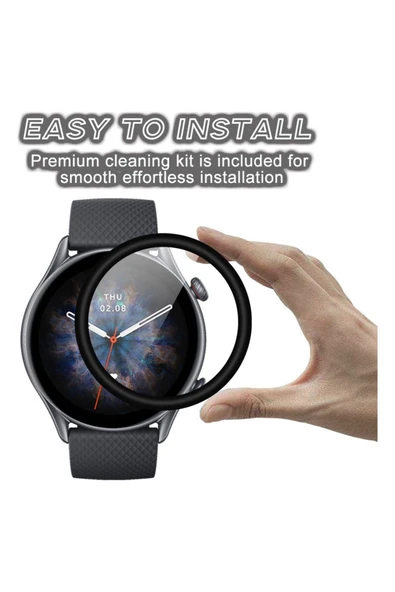 Amazfit Gtr 3 / Amazfit Gtr 3 Pro Uyumlu 5d Nano Ekran Koruyucu 2 Adet - 4