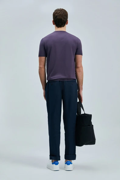 Lufian Tıno Erkek Modal Karışımlı Kazak Mürdüm - 7