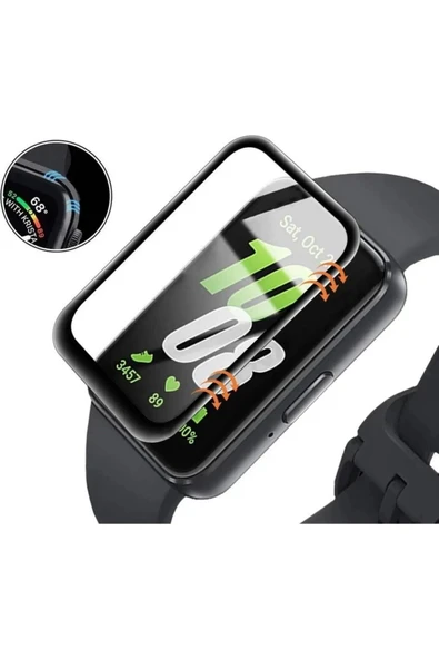 Samsung Galaxy Fit 3 (SM-R390) Tam Kaplayan 5d Nano Ekran Koruyucu 2 ADET - 4