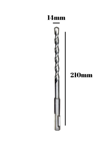 Beton Hilti Ucu Duvar Delme Hilti Matkap Ucu 14mm x 210mm - 3