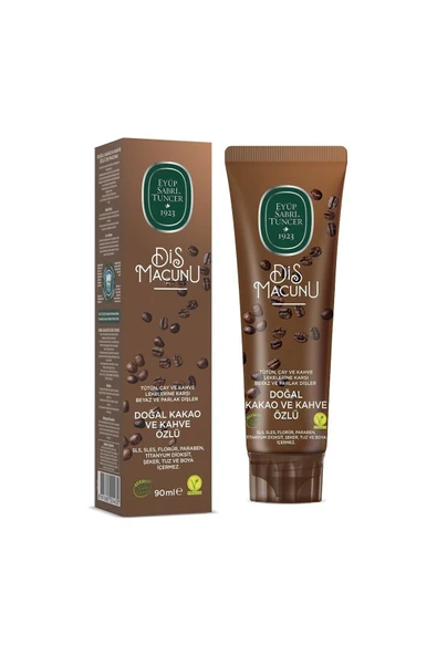 Eyüp Sabri Tuncer Doğal Kakao Ve Kahve Özlü Diş Macunu 90 ml