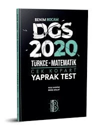 DGS Türkçe Matematik Çek Kopart Yaprak Test Benim Hocam Yayınları