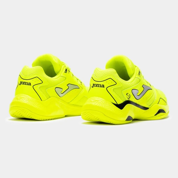 Joma Master Erkek Neon Sarı Toprak Kort Tenis Ayakkabısı TM100S2509C - Resim 3
