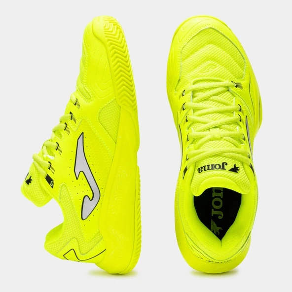 Joma Master Erkek Neon Sarı Toprak Kort Tenis Ayakkabısı TM100S2509C - Resim 4