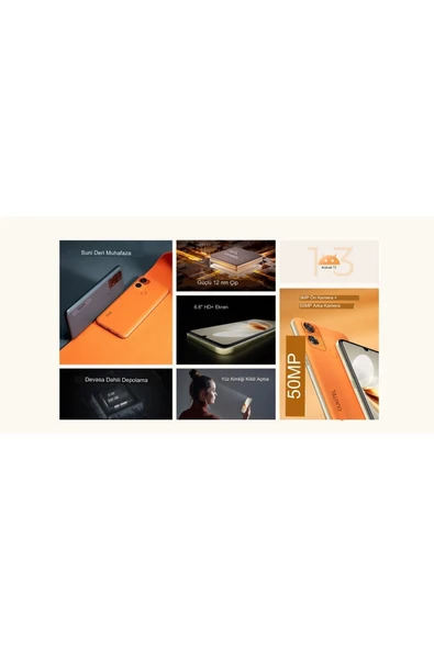 OUKİTEL C33 8GB/256GB Turuncu 2 YIL OUKİTEL TÜRKİYE GARANTİLİ - 2