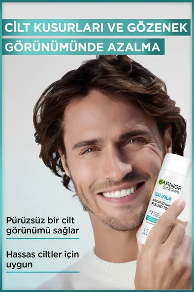 Garnier Saf&Temiz Salisilik Sivilce İzi Karşıtı Gözenek Sıkılaştırıcı Peeling Tonik 120 ml - 5