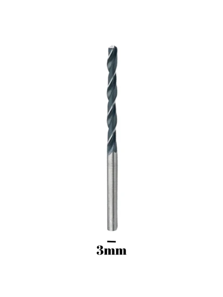 HSS Matkap Delme Ucu Ahşap ve Demir Delme Ucu(Ahşap, Metal, Plastik vs.) 3mm 3mm - 1 ADET - 3