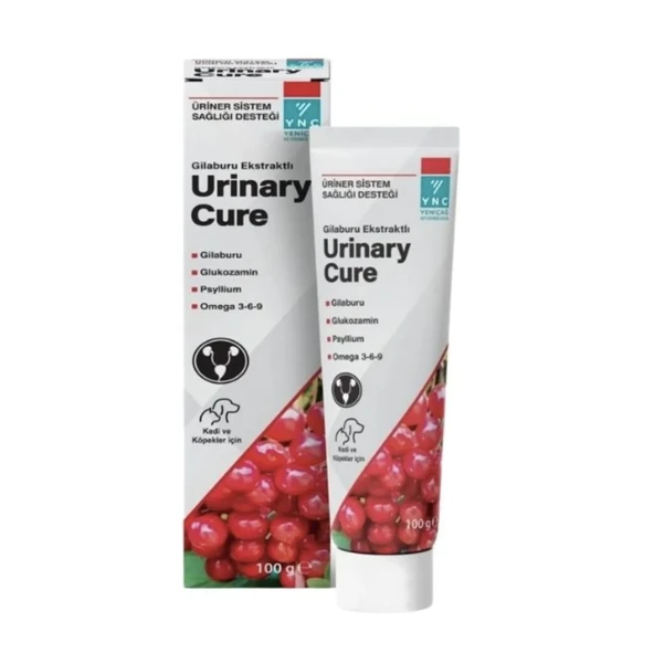 YNC Urinary Cure Kedi Köpek Üriner Sistem Sağlığı Destekleyici Paste 100g