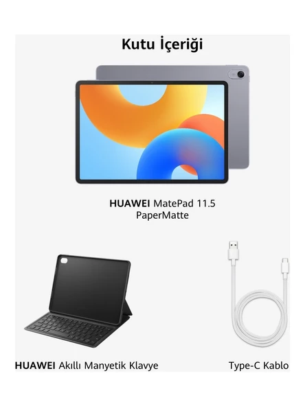 Matepad 11.5" Papermatte Edition 8GB 256GB Uzay Grisi + Klavye + Kalem - 11