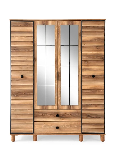 FORMİLA MDF 4 KAPILI DOLAP-CEVİZ - 2