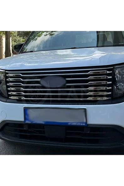 Ford Tourneo Courier Krom Ön Panjur 8 Parça 2024 Üzeri Paslanmaz Çelik - Resim 5