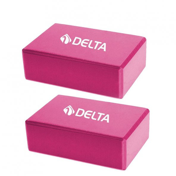 Delta Çiftli Yoga Blok - 2 Adet Yoga Block - Eva Yoga Bloğu Seti