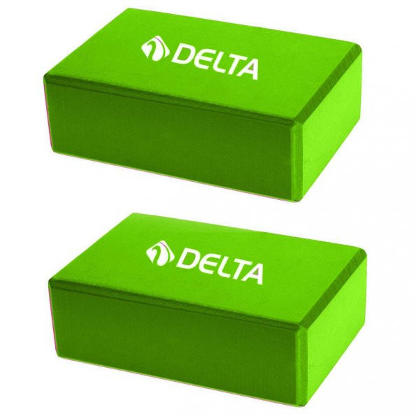 Delta Çiftli Yoga Blok - 2 Adet Yoga Block - Eva Yoga Bloğu Seti