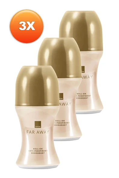 Avon Far Away Kadın Rollon 50 Ml. Üçlü Set - 2