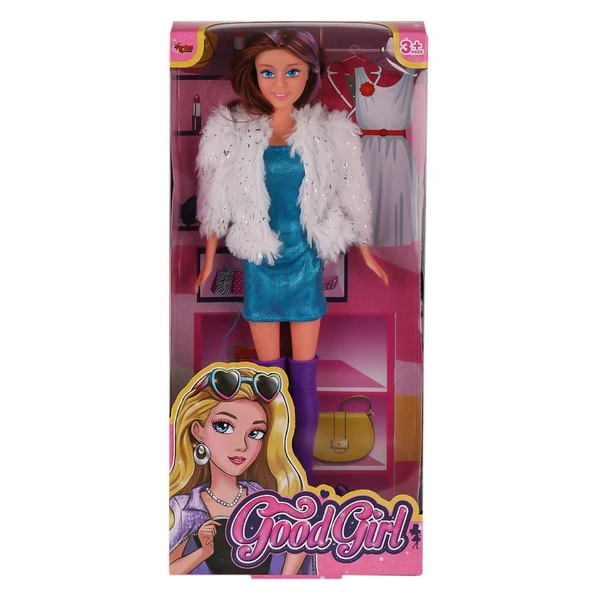 WG-66770 Parlak Elbiseli Ceketli Bebek 29 cm - 2