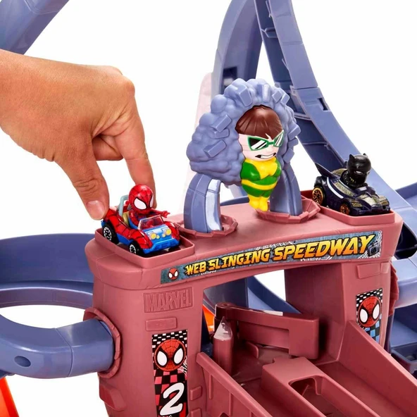 HPL34 Hot Wheels Racerverse Marvel Pist Seti - 4