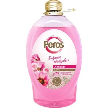 Peros Sıvı Sabun Amber ve Gül Kokulu 3 L
