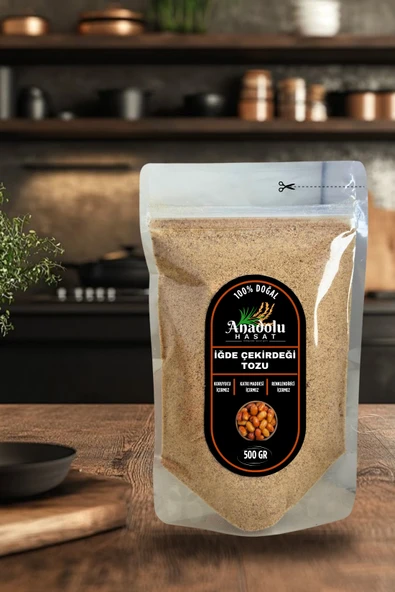 İğde Çekirdeği Tozu 500Gr- (İğde Unu) % 100 Dogal Günlük Taze Ögütülmüş