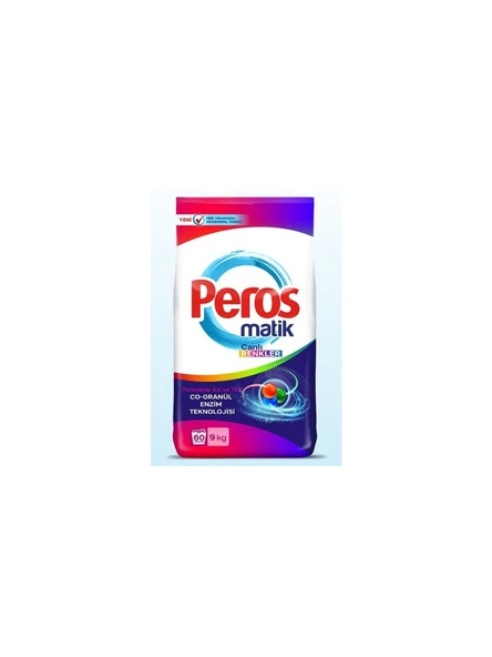 Peros Matik 9 kg Canlı Renkler Toz Deterjan