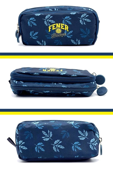 Fenerbahçe Orijinal Kalemlik Çift Gözlü Kalem Kutusu - 2