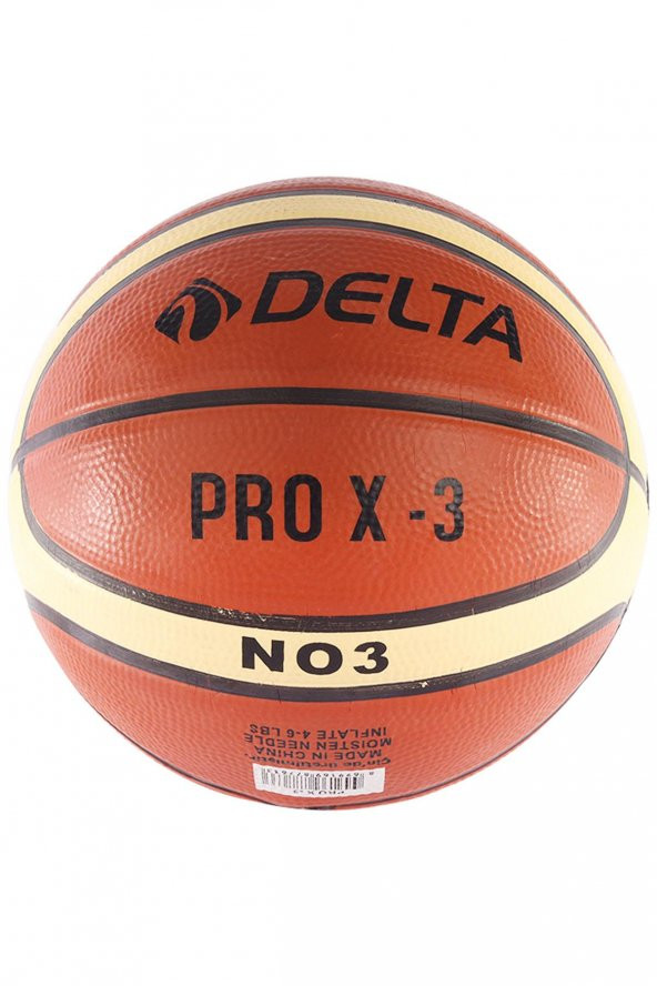 Delta Pro X Deluxe Kauçuk 3 Numara Çocuk Basketbol Topu