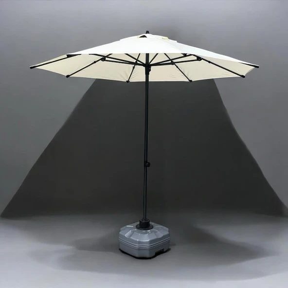 Alubrella Güneş Şemsiyeleri, Su Geçirmez 250/8 (YUVARLAK)