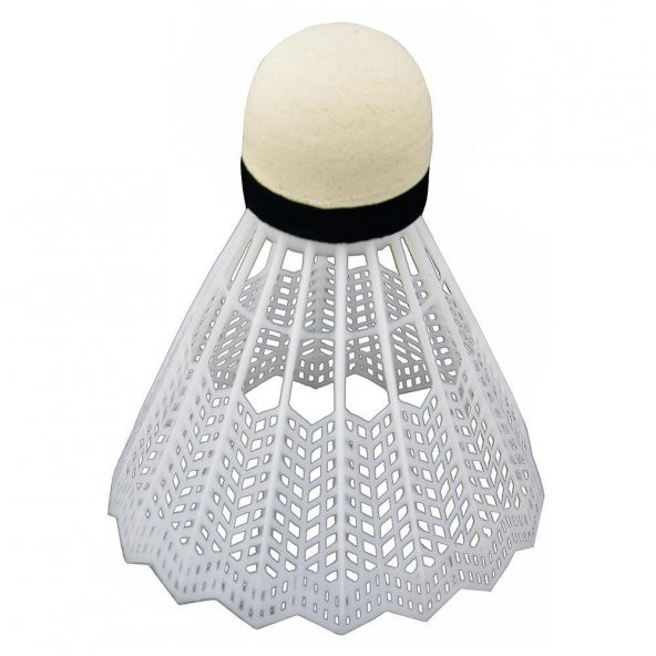 Delta 6 Adet Pratik Kutusunda Plastik Başlı Beyaz Badminton Topu - 2