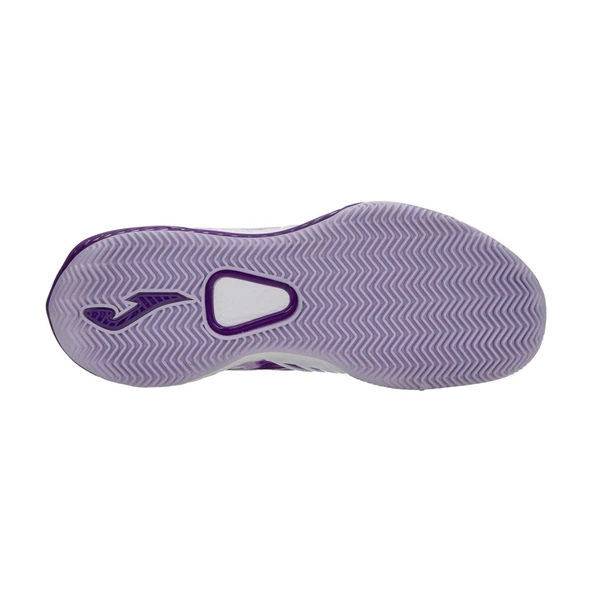 Joma Point Kadın Beyaz Mor Toprak Kort Tenis Ayakkabısı TPOILS2532C - 2