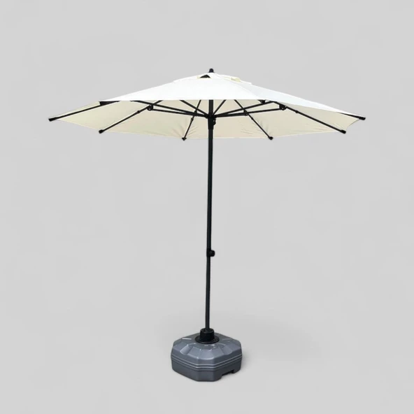 Alubrella Güneş Şemsiyeleri, Su Geçirmez 250/8 (YUVARLAK) - 5