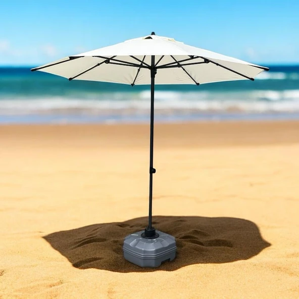 Alubrella Güneş Şemsiyeleri, Su Geçirmez 250/8 (YUVARLAK) - 3