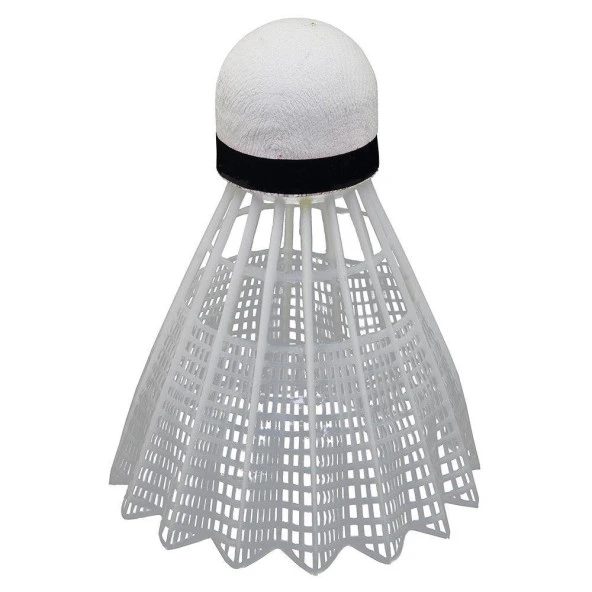 Delta Orta Hız Sevenler İçin Pratik Kutusunda 6 Adet Mantar Kafa Deluxe Badminton Topu - 2