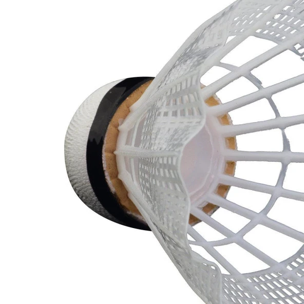 Delta Orta Hız Sevenler İçin Pratik Kutusunda 6 Adet Mantar Kafa Deluxe Badminton Topu - 3