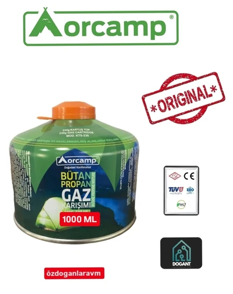 Kamp Kartuş Tüpü  Kamp Gazı Kamp Ocağı Gazı 1000 Ml