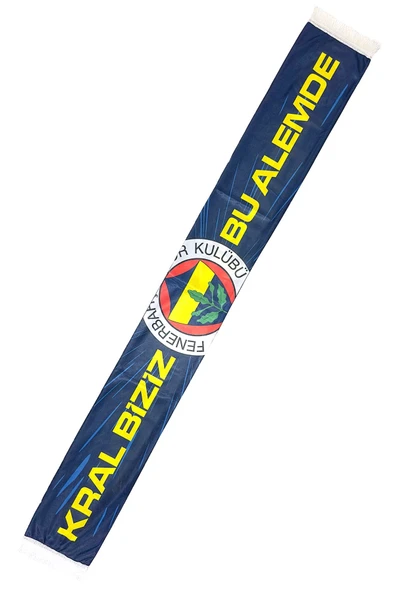 Fenerbahçe Orijinal Her Zaman Hep Seninleyiz Şal Atkı Bileklik, Kalem Set Kanarya Baskı Ahşap Kutu - Resim 6