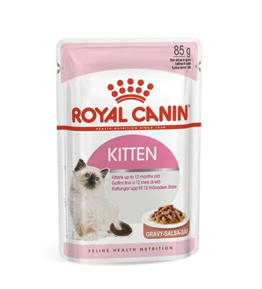 Royal Canin Kitten Gravy Pouch Yavru Kedi Yaş Maması 85 Gr