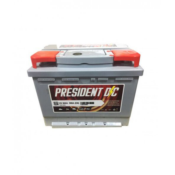 President 12 V 60 Ah 540A Akü