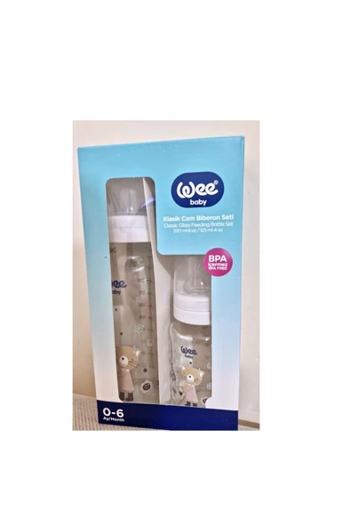 Klasik Cam Biberon Seti 250-125 ml