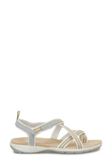 LUMBERJACK ALISA 4FX KIRIK BEYAZ COMFORT CASUAL GÜNLÜK SPOR SANDALET - 8