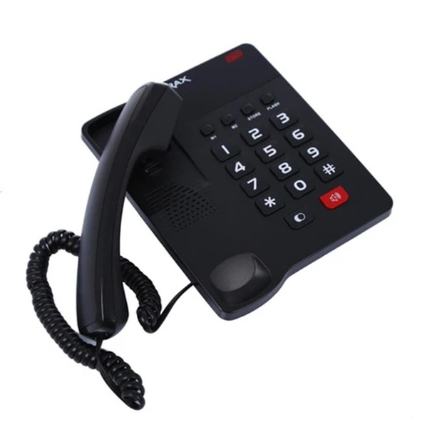 Trax TD 215 HF Kablolu Masaüstü Telefon Siyah - Resim 2