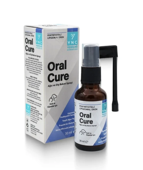 YNC ORAL CURE Kedi Ve Köpek Ağız ve Diş Bakım Spreyi 30 ml