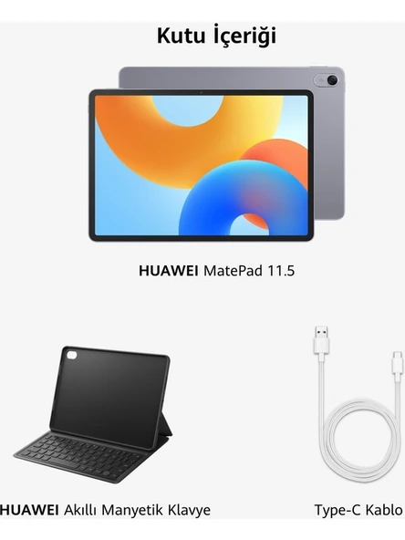 Huawei Matepad 11.5" 6GB 128GB Uzay Grisi + Klavye - 9