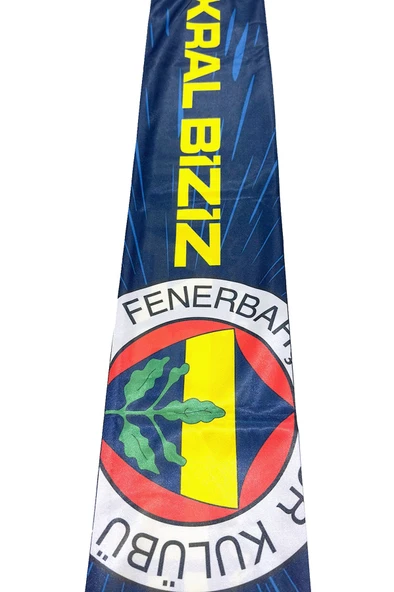 Fenerbahçe Orijinal Her Zaman Hep Seninleyiz Şal Atkı Bileklik, Kalem Set Kanarya Baskı Ahşap Kutu - Resim 8