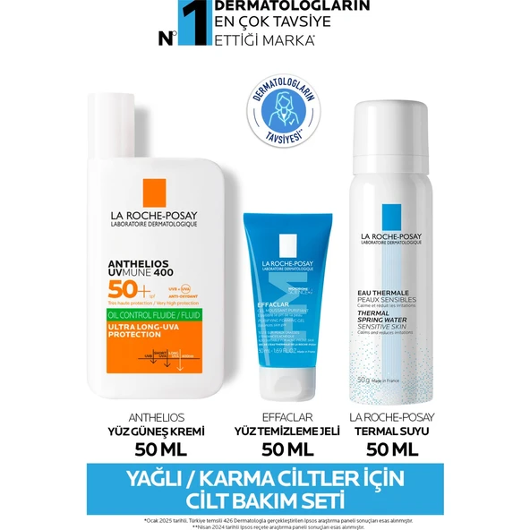 Yağlı/karma Ciltler Için Cilt Bakım Seti