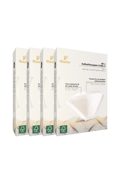 4 X 80 Adet Filtre Kahve Kağıdı